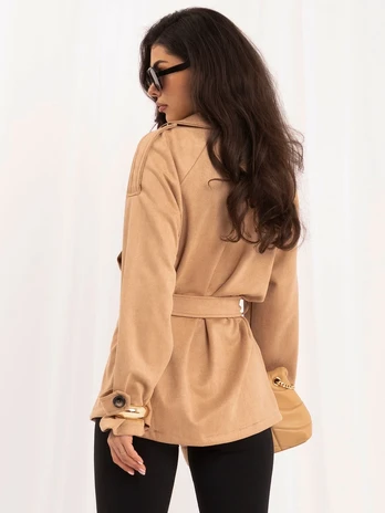 Italy Moda Striukė-MI-KR-4379.69-camelowy