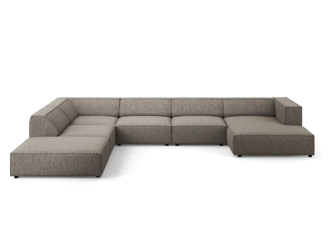 Panoramic Left Corner Sofa, "Arendal", 7 Seats, 364x262x70 Made in Europe