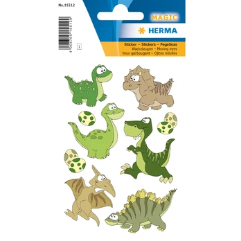 Herma MAGIC HERMA Sticker Dinoksander Wackelaugen