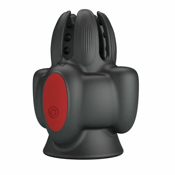 PRETTY LOVE WYATT Rechargeable Automatic Trainer Black-Red Silicone