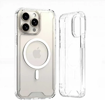 Hurtel Clear Corner Case MagSafe iPhone 16 Plus - skaidrus