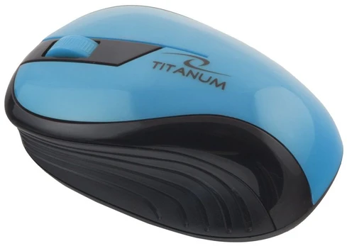 TITANUM Optinė belaidė pelė TM114T RAINBOW TURQUOISE