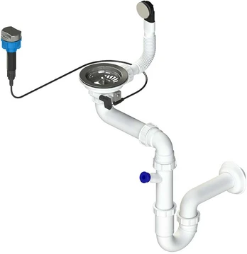 Sifonas plautuvėms Laveo OKS_123T, Steel