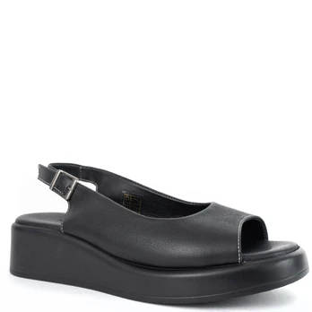 Basutės moterims, Juoda, Sandals