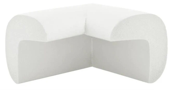 Kampų apsauga iš putplasčio, 5,5x5,5x3 cm, 4 vnt.