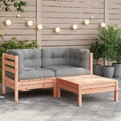 Dvivietė sodo sofa su pagalvėlėmis ir pakoja kaina