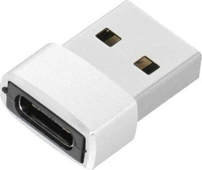 Oem Adapteris Type C (moteriškas) prie USB A (vyriškas) sidabrinė