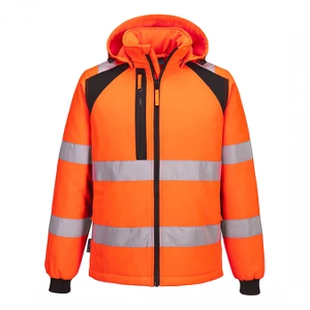 Winter softshell jacket CD809 WX2 Hi-Vis CL3, orange/black 2XL, PORTWEST