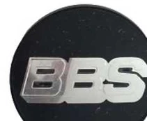 BBS centerkapsel ø70.6mm sølv/sort