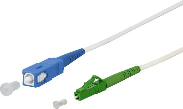 METZ CONNECT OpDAT jungties kabelis, SC-S/LC-S APC OS2, 3 m