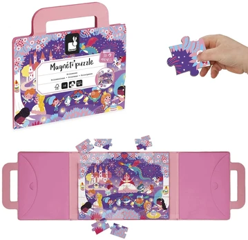 Dėlionė Janod Princesės Magneti'puzzles 36el.