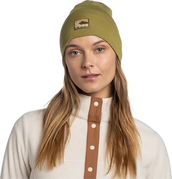 Buff Czapka BUFF KNITTED BEANIE LILON LONG MOSS one size