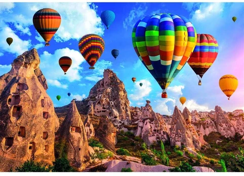 Clementoni CLE puzzle 1000 Compact BalloonsInCappadocia 39988