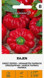 Paprikos vienametės rajen