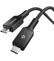 Spigen Essential USB C to USB C 100W Cable, juodas EB10010CC