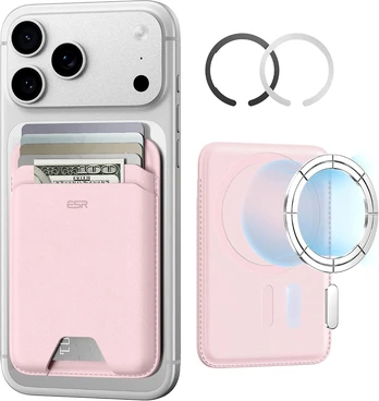 ESR MagSafe kortelių dėklas iPhone su RFID apsauga, 5 kortelėms, 2K638
