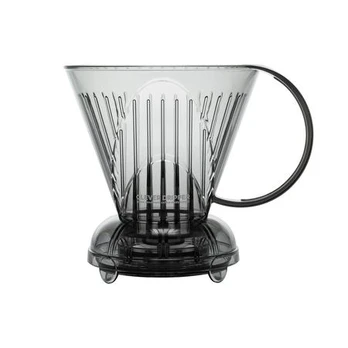 Clever Dripper - L 500ml Permatomas pilkas + 100 filtrų