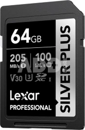 Lexar SDXC Professional SILVER Plus (64GB)