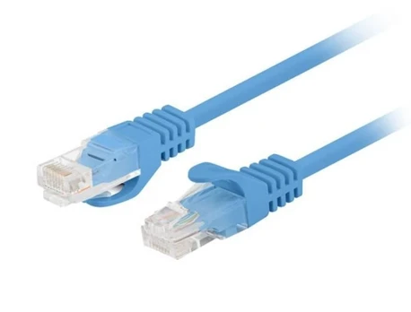 PATCHCORD KAT.5E UTP 3M MĖLYNA FLUKE PASSED LANBERG 10-PACK