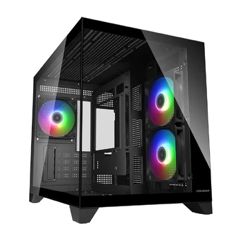 Cougar Mini Tower Case, FV150 ARGB, Black