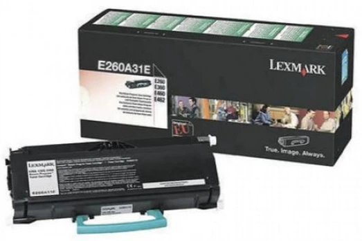 Tonerių kasetė Lexmark E260A31E, juoda