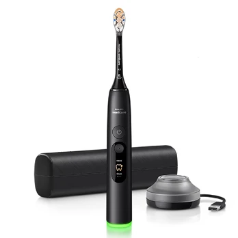 Philips Sonicare DiamondClean 8000, juodas - Elektrinis dantų šepetėlis