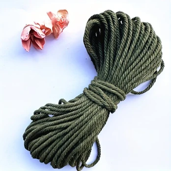 Makramė virvė, created-emerald green