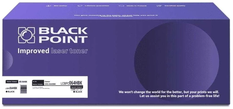 Black Point [LCBPC064HBK] Toneris BP (Canon CRG-064HBK)