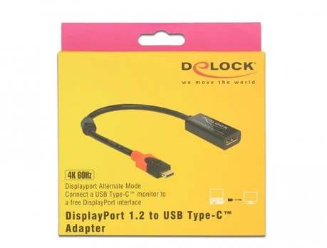 USB adapteris Delock USB-C – DisplayPort Juodas (63928)