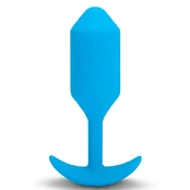 B-Vibe - Vibrating Snug Plug 3 (L) Blue Analinis kaištis kaina