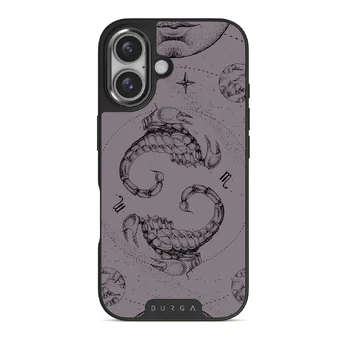 Scorpio - iPhone 16 Case, Elite Dark (MagSafe) / Gunmetal / Purple