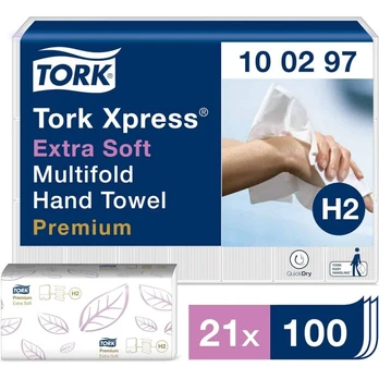 Tork Premium Extra soft H2 , 2sl. 100297 Rankšluosčiai servetėlėmis