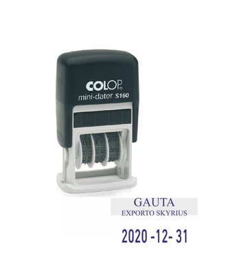 Antspaudas - mini datos spaudas COLOP S160
