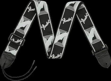 Diržas gitarai Fender BLK/LT Pilkas/DK.Pilkas MONO STRAP
