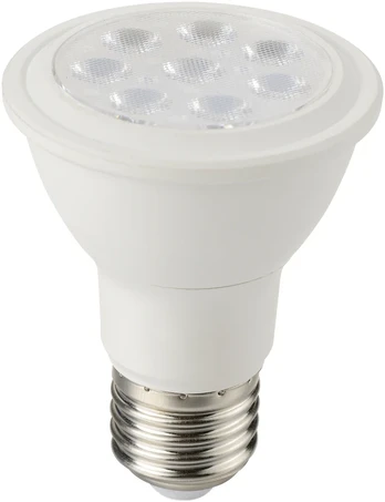 8W LED lemputė, balta, E27, 3000K