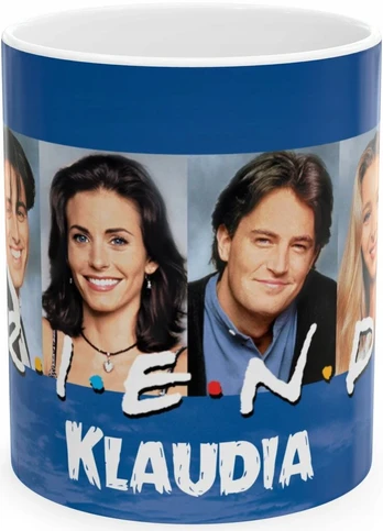 Puodelis + vardas Friends serialas central perk