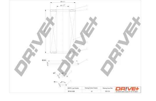 Alyvos filtras Dr!ve+ DP1110.11.0126