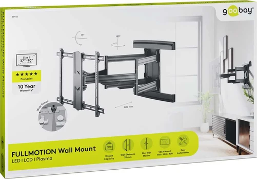Laikiklis TV Goobay PRO FULLMOTION L 37"-70" do 70kg