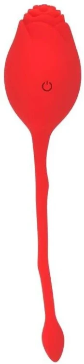 Kegelio vibratorius Rose Remote Control, raudonas