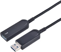 Kabelis USB MicroConnect USB-A - USB-A 15 m Juodas (USB3.0AAF15AOP) kaina