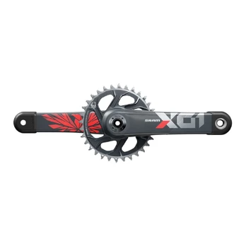 SRAM X01 Eagle DUB Boost švaistikliai, 32T, 1x12 pavarų (Red), 175 mm