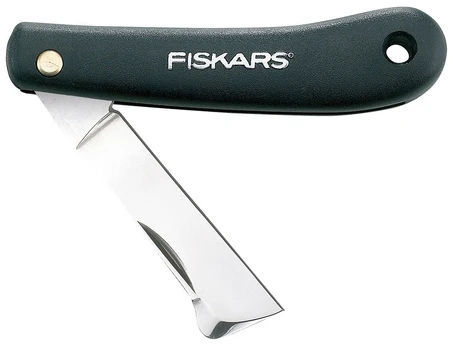 Sodo peilis FISKARS K60, 16,8 cm, užlenkiamas, akiavimui