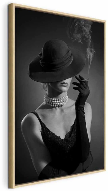 Artgeist Paveikslas - Juodas Elegance (1 Part) Vertical