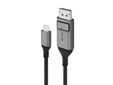 Kabelis USB Alogic Alogic USB Kabelis USB-C to DPort M/M 2m 4K 60Hz grau kaina