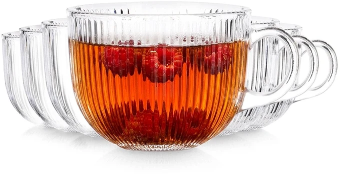 Stiklinės kavai ir arbatai 470 ml 6 vnt.
