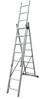 Kopėčios 3 dalių universalios Haushalt BL-E309, 256 - 592 cm