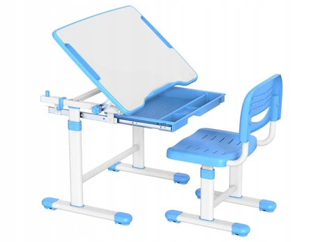 Vaikiškas rašomasis stalas su kėde Mozos DC-SET, 66 × 76 cm
