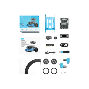 Edukacinis žaislas Makeblock mBot2 Robot, mėlyna/pilka