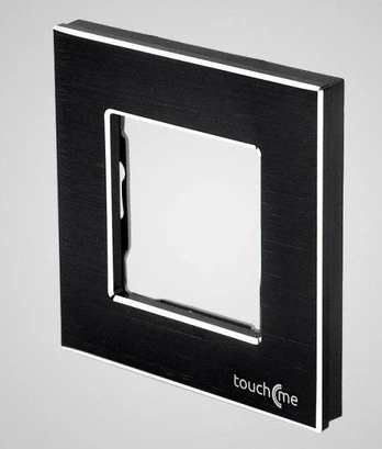 Touchme Juodas aliuminio viengubas rėmelis (TM628B)