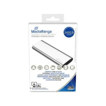 External SSD|MEDIARANGE|Read speed 450 MB/s|Write speed 420 MB/s|Form factor M.2|NVMe Yes| 240 GB|MR1101